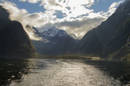 aotearoa New Zealand mountain fjord nature milford sound HD Desktop Wallpaper | Background Image