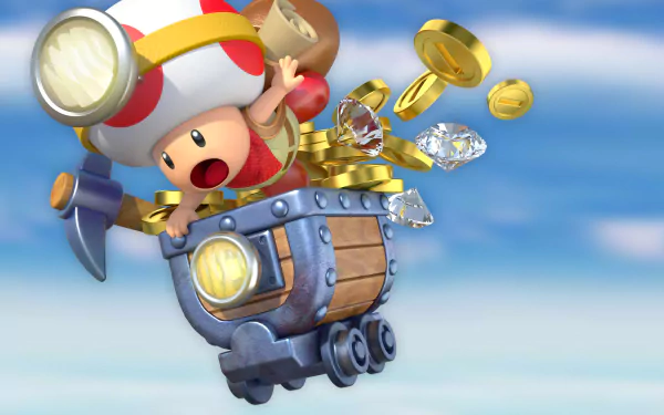 Toad (Mario) video game Captain Toad: Treasure Tracker HD Desktop Wallpaper | Background Image