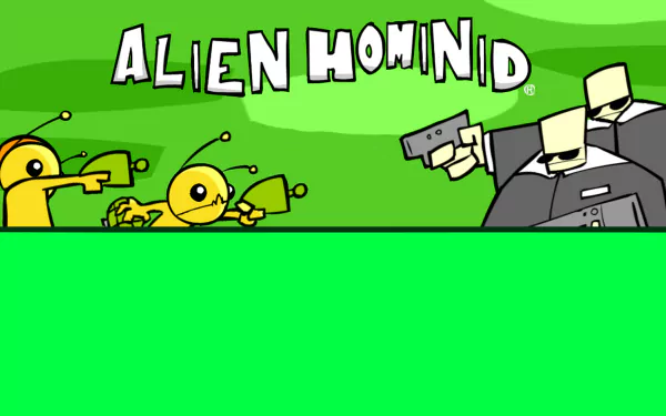 video game Alien Hominid HD Desktop Wallpaper | Background Image