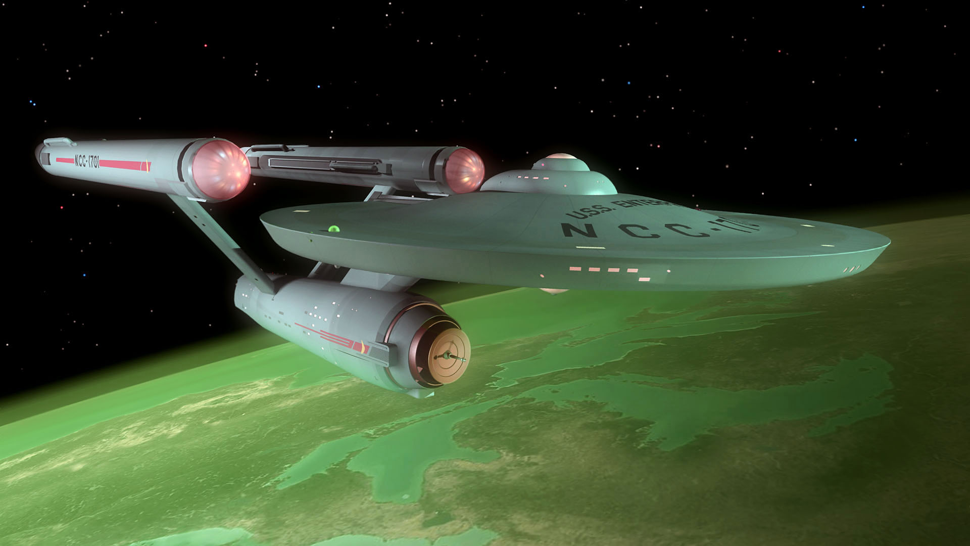 USS Enterprise (NCC-1701) Full HD Wallpaper and Background Image