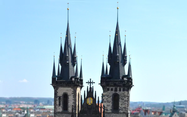 man made Old Town Square HD Desktop Wallpaper | Background Image