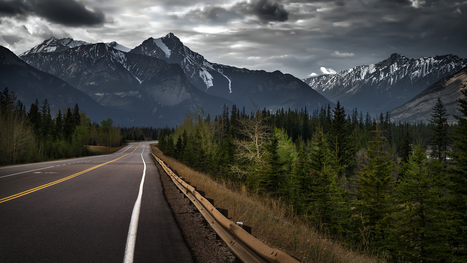 Man Made Road HD Wallpaper