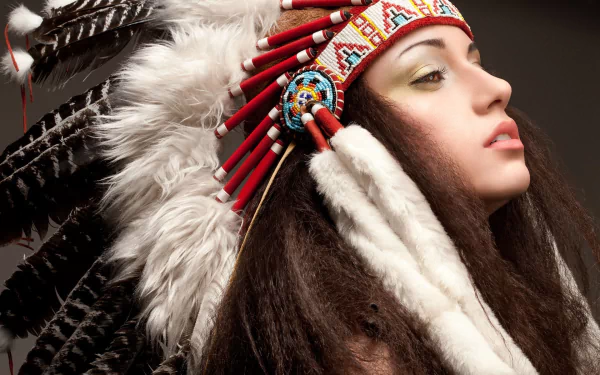 woman native american HD Desktop Wallpaper | Background Image