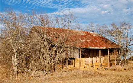 man made barn HD Desktop Wallpaper | Background Image