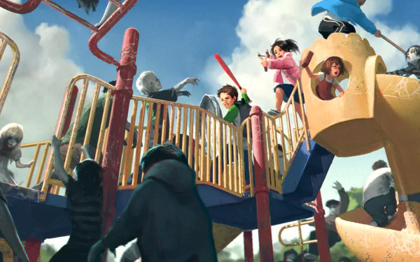 video game zombie playground HD Desktop Wallpaper | Background Image