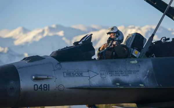 military pilot HD Desktop Wallpaper | Background Image