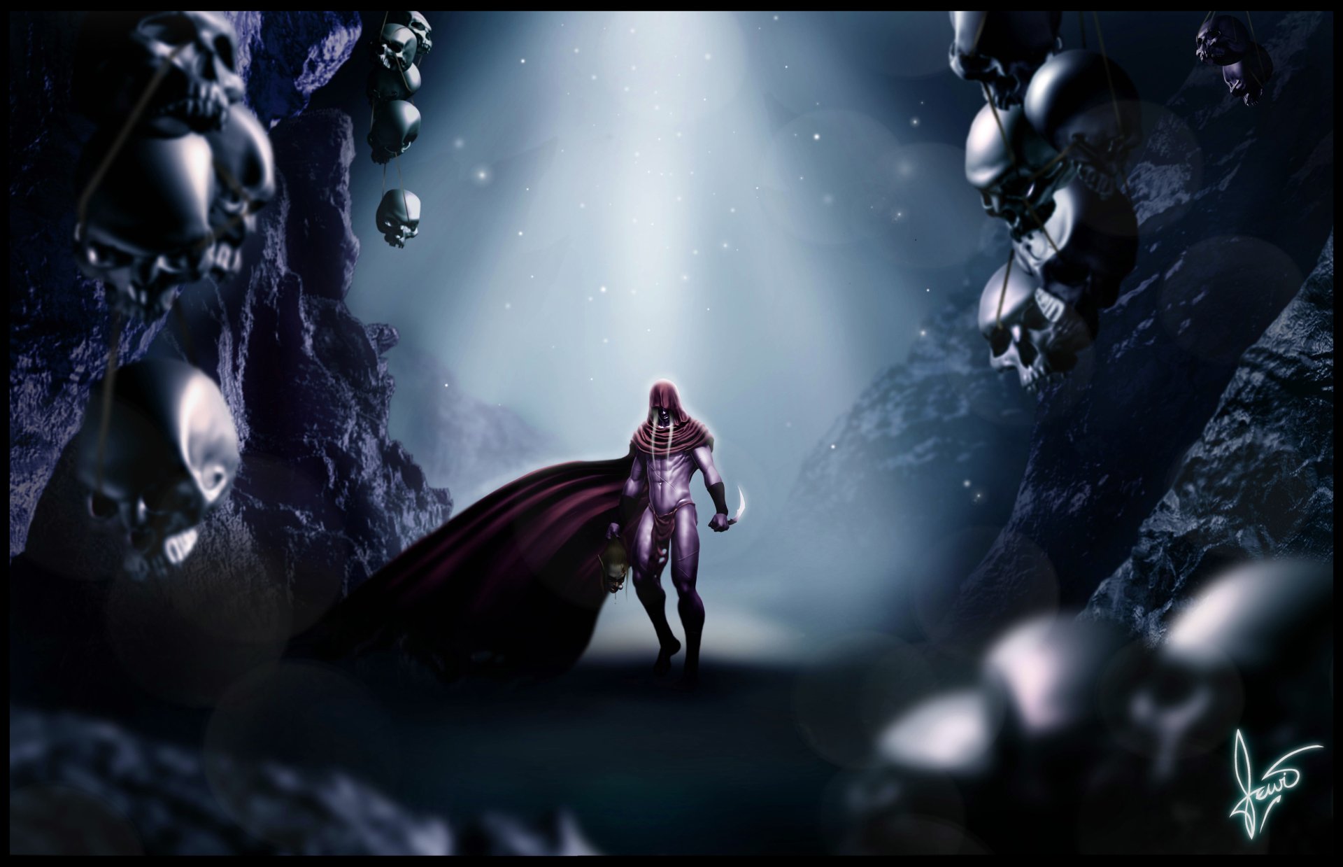 Download Dark Warrior 4k Ultra HD Wallpaper by Cristole