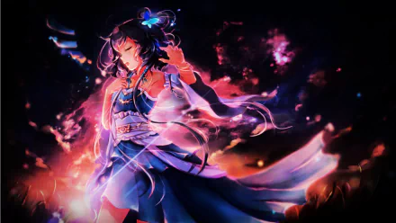 Luo Tianyi Anime Vocaloid HD Desktop Wallpaper | Background Image