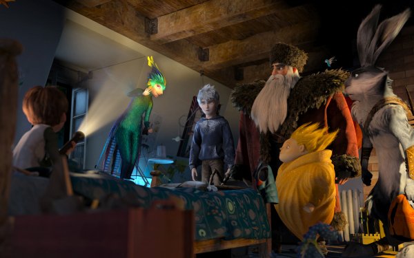 Movie Rise Of The Guardians Jack Frost Tooth North E. Aster Bunnymund Sandman HD Wallpaper | Background Image