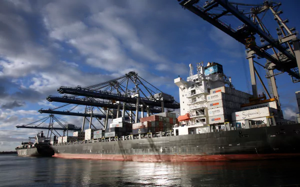 vehicle container ship HD Desktop Wallpaper | Background Image