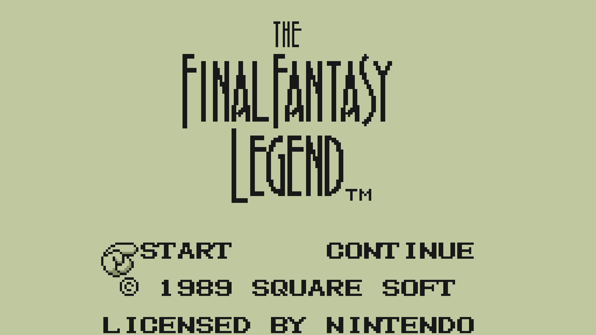Download Video Game Final Fantasy Legend  HD Wallpaper