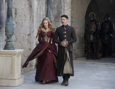 Aidan Gillen Petyr Baelish Lena Headey Cersei Lannister TV Show Game Of Thrones HD Desktop Wallpaper | Background Image