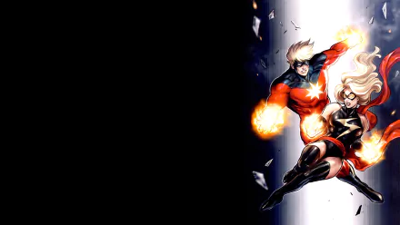 Comic Ms. Marvel HD Desktop Wallpaper | Background Image