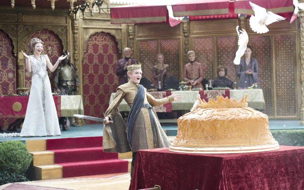 Natalie Dormer Margaery Tyrell Jack Gleeson Joffrey Baratheon TV Show Game Of Thrones HD Desktop Wallpaper | Background Image