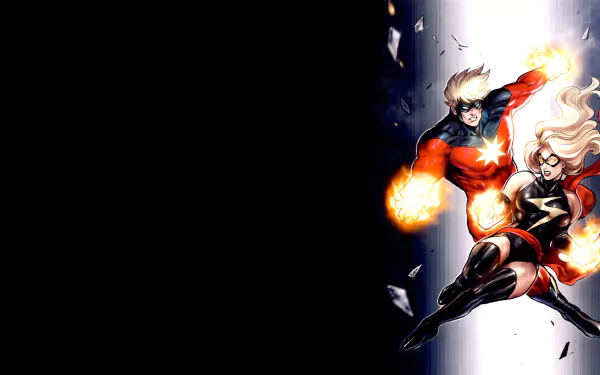 Comic Ms. Marvel HD Desktop Wallpaper | Background Image