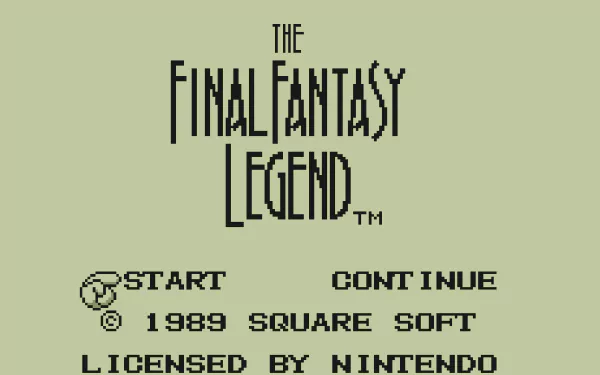 video game final fantasy legend HD Desktop Wallpaper | Background Image