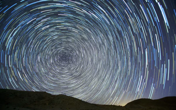 nature star trail HD Desktop Wallpaper | Background Image
