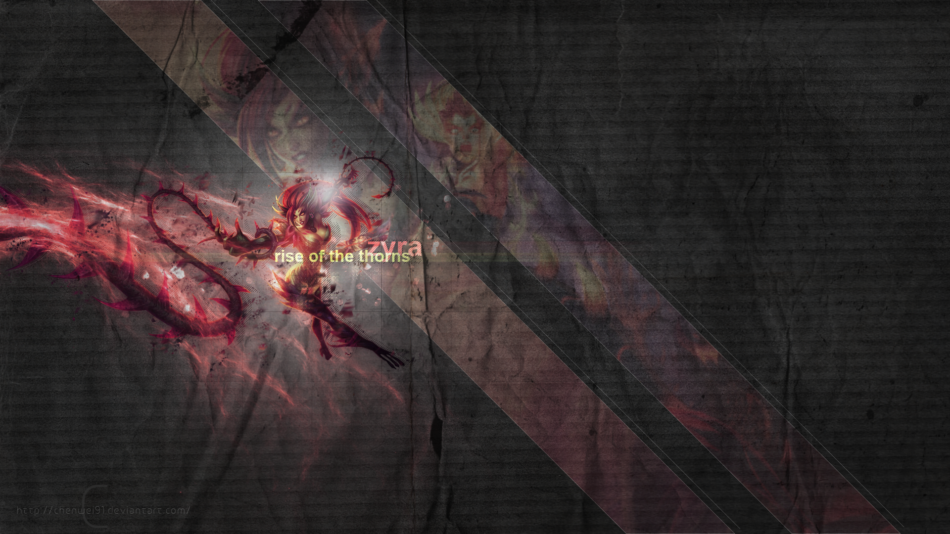 Download Zyra (League Of Legends) Video Game League Of Legends HD Wallpaper by ChenWei91