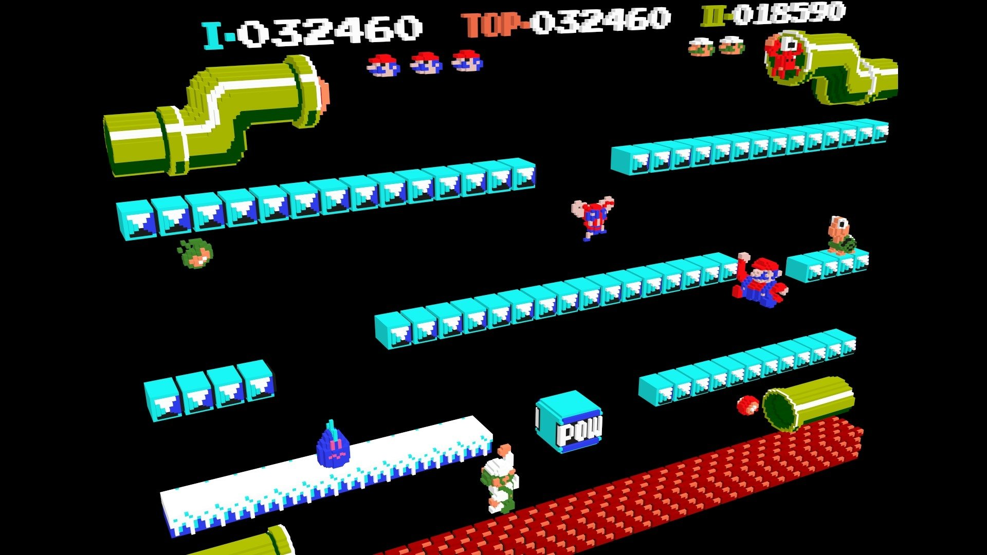 Download Video Game Mario Bros. HD Wallpaper
