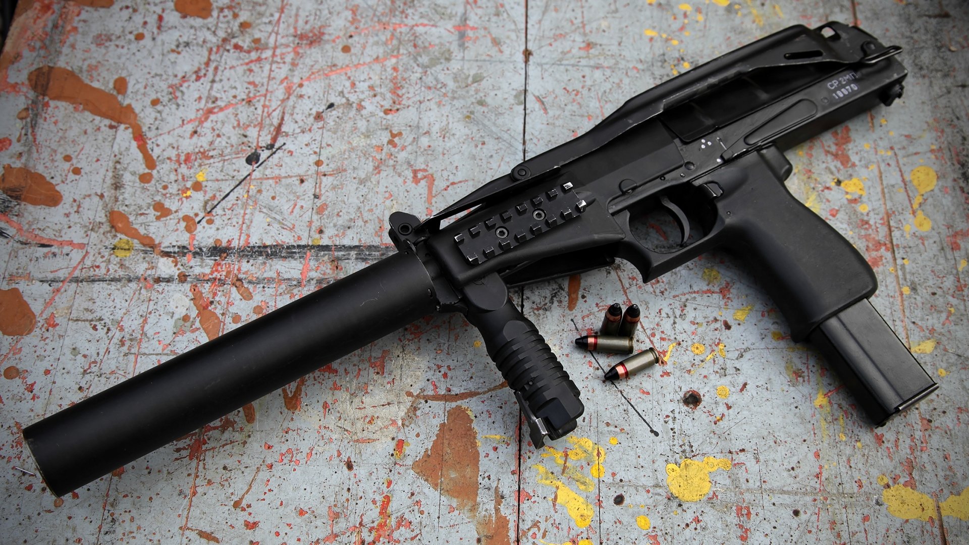 Download man made sr 2mp submachine gun hd wallpaper