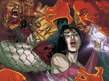 Comic Demon Knights HD Desktop Wallpaper | Background Image