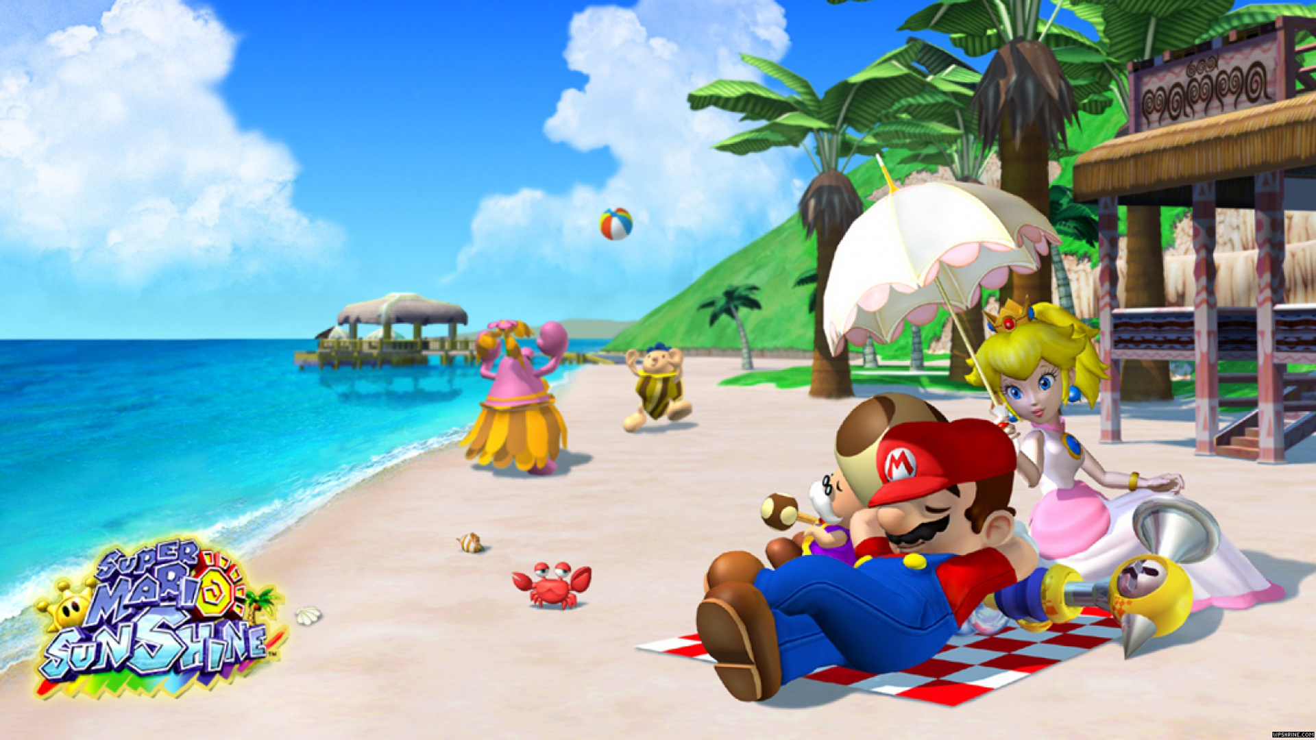 Video Game Super Mario Sunshine HD Wallpaper