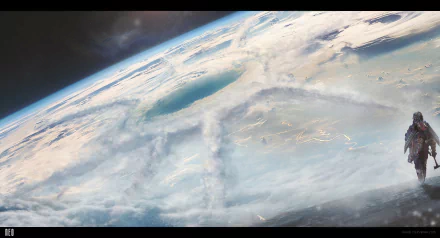 Sci Fi warrior HD Desktop Wallpaper | Background Image