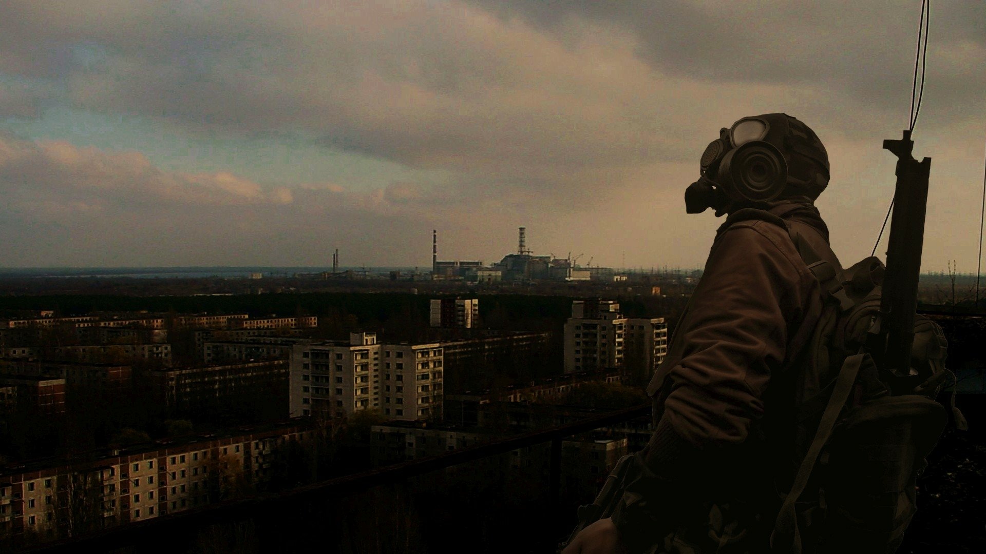 Чернобыль зона отчуждения противогаз