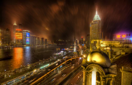  The Bund after the rain by Trey Ratcliff