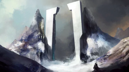 fantasy landscape gate fantasy landscape HD Desktop Wallpaper | Background Image