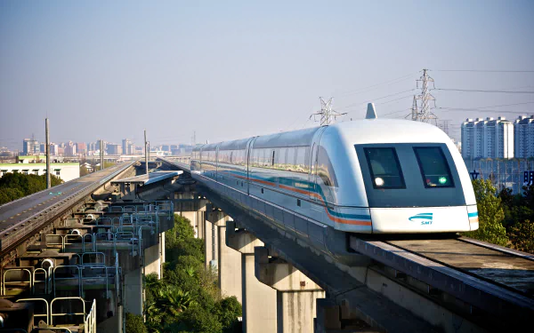  Shanghai Transrapid Magnetic Levitation Train( MagLev )