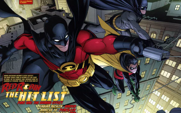 Comic Red Robin HD Desktop Wallpaper | Background Image