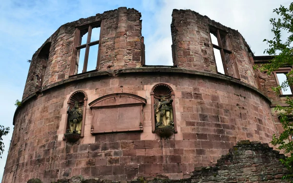 man made Heidelberg Castle HD Desktop Wallpaper | Background Image