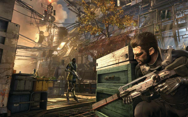 Adam Jensen Deus Ex video game Deus Ex: Mankind Divided HD Desktop Wallpaper | Background Image