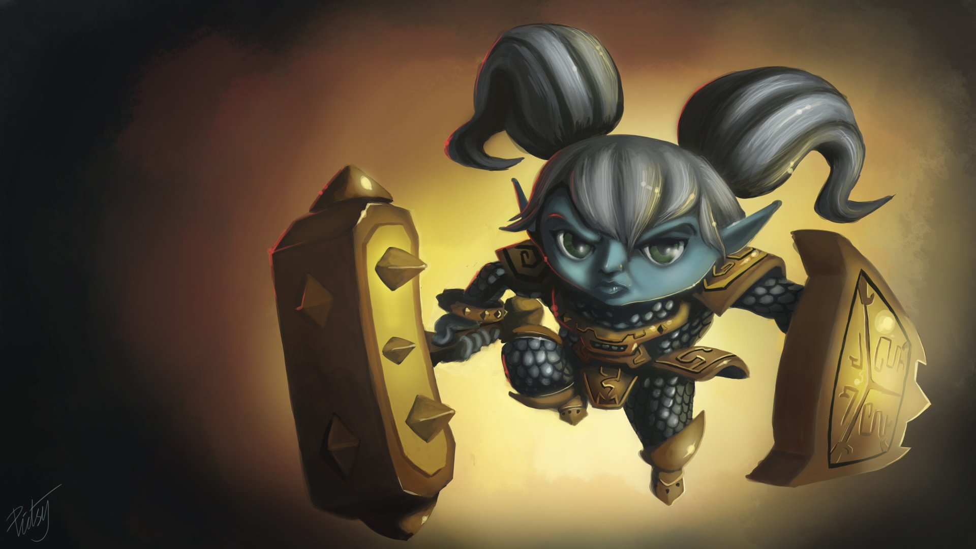 Download Poppy (League Of Legends) Video Game League Of Legends 4k Ultra HD Wallpaper by pictsy