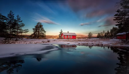 man made hut HD Desktop Wallpaper | Background Image