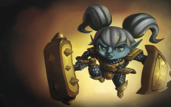 Poppy (League Of Legends) video game League Of Legends HD Desktop Wallpaper | Background Image