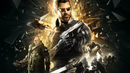 Adam Jensen Deus Ex video game Deus Ex: Mankind Divided HD Desktop Wallpaper | Background Image