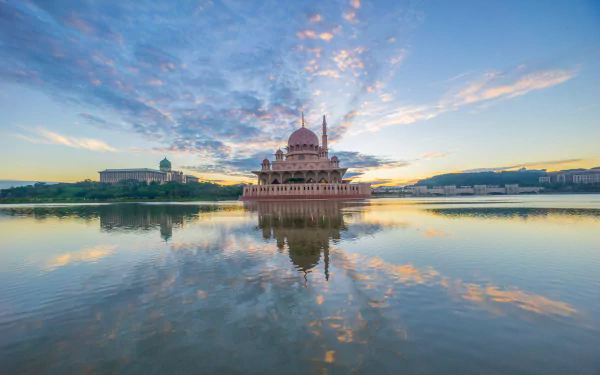 Malaysia Putrajaya religious Putra Mosque HD Desktop Wallpaper | Background Image