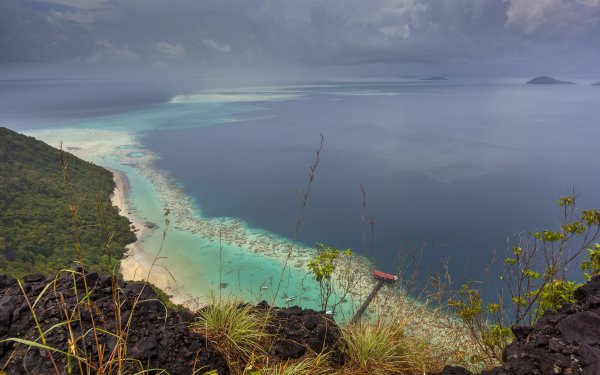 Earth Seascape Sea Tropics Malaysia Borneo HD Wallpaper | Background Image