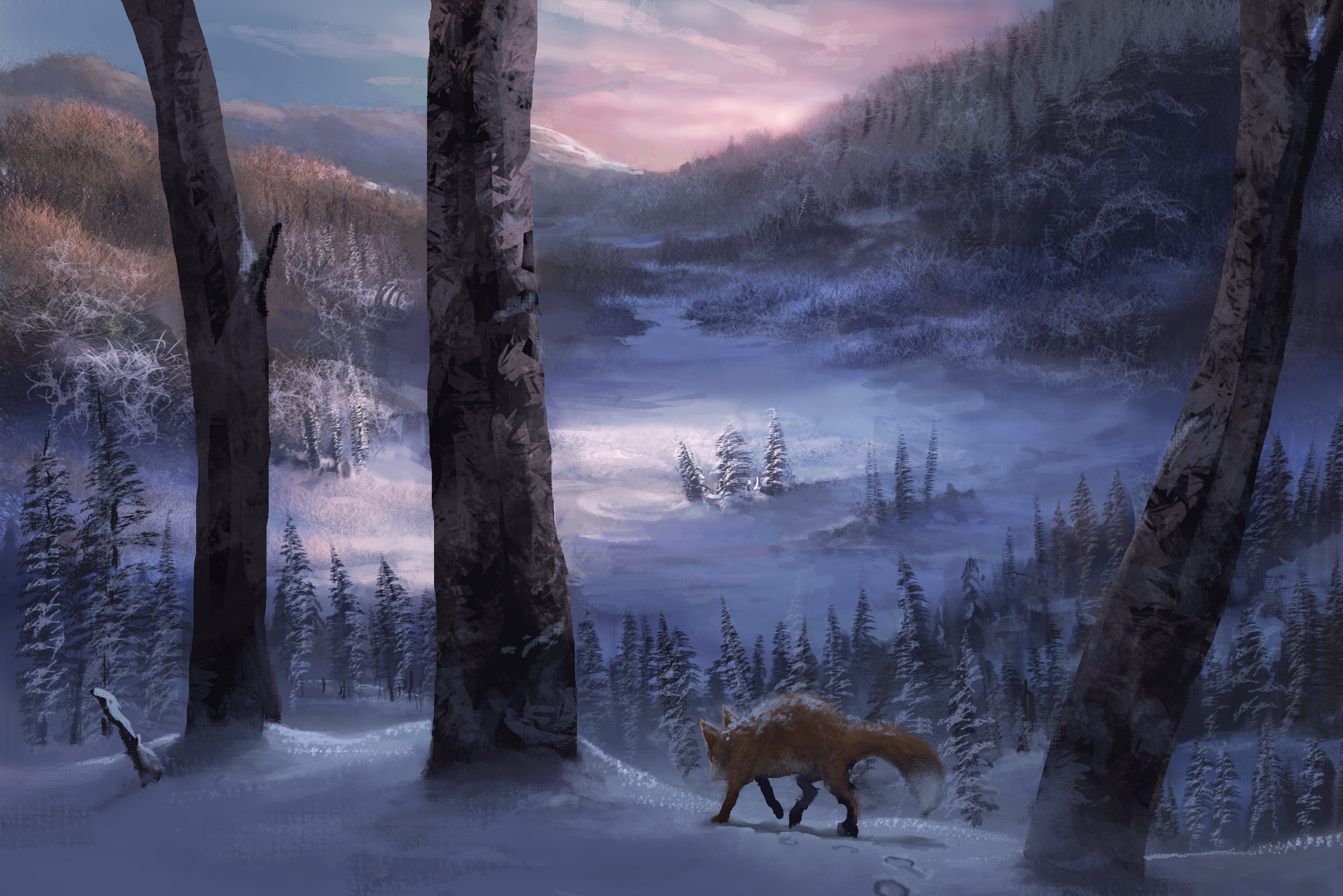 Lone Fox by Jereme Peabody