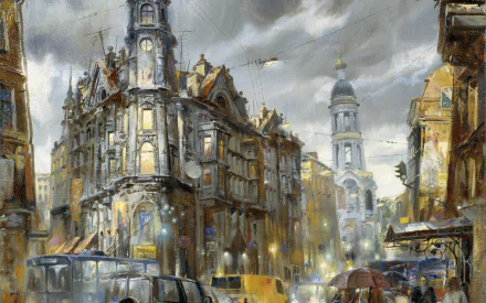 artistic Saint Petersburg HD Desktop Wallpaper | Background Image