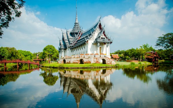 Man Made Sanphet Prasat Palace Palaces Thailand Bangkok Architecture HD Wallpaper | Background Image