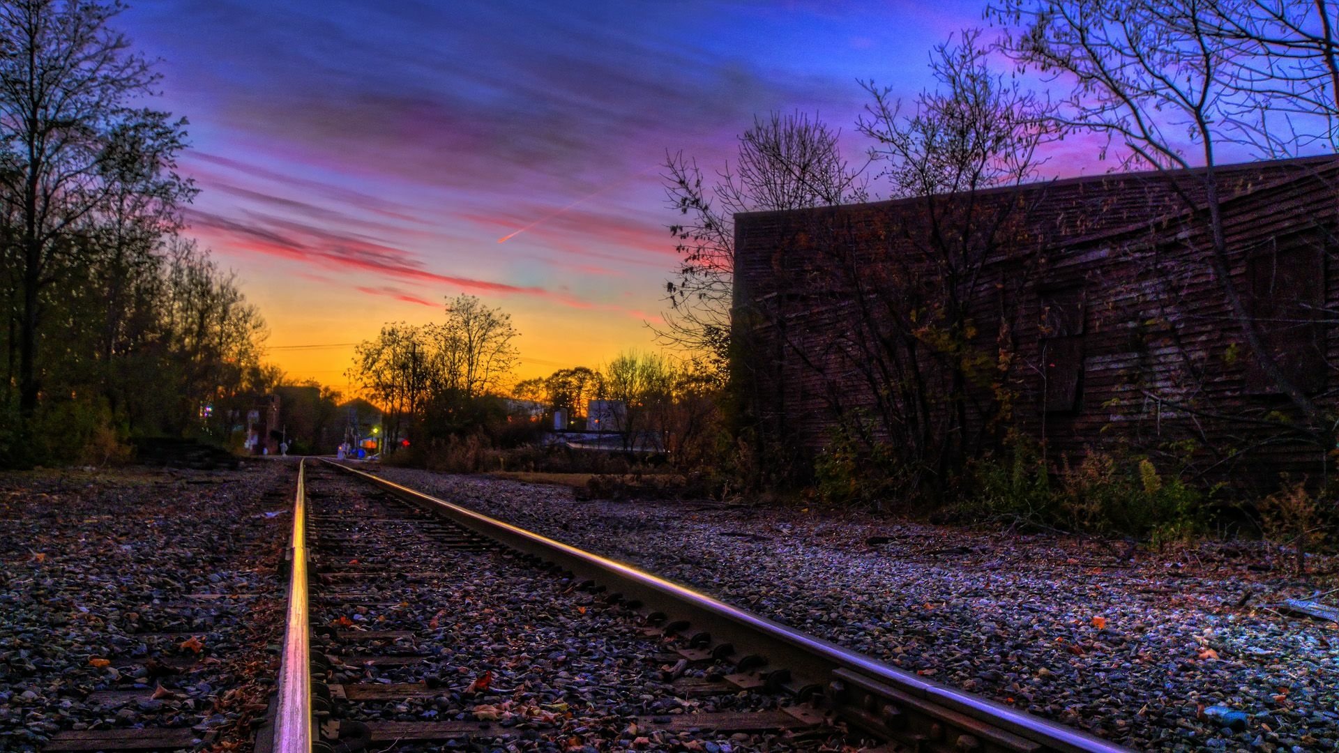 Download Man Made Railroad HD Wallpaper | 1920x1080 | Wallpaper Abyss