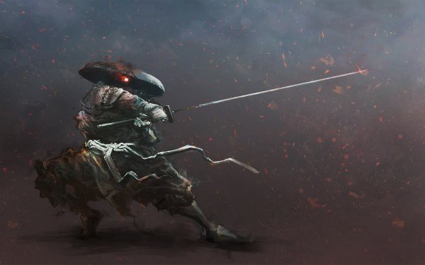 Fantasy Samurai Warrior Sword HD Wallpaper | Background Image