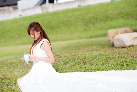 dress Taiwanese asian model woman Xiao Xi HD Desktop Wallpaper | Background Image