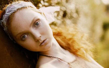 English model actress Celebrity Lily Cole HD Desktop Wallpaper | Background Image