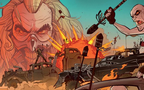 Max Rockatansky Immortan Joe movie Mad Max: Fury Road HD Desktop Wallpaper | Background Image
