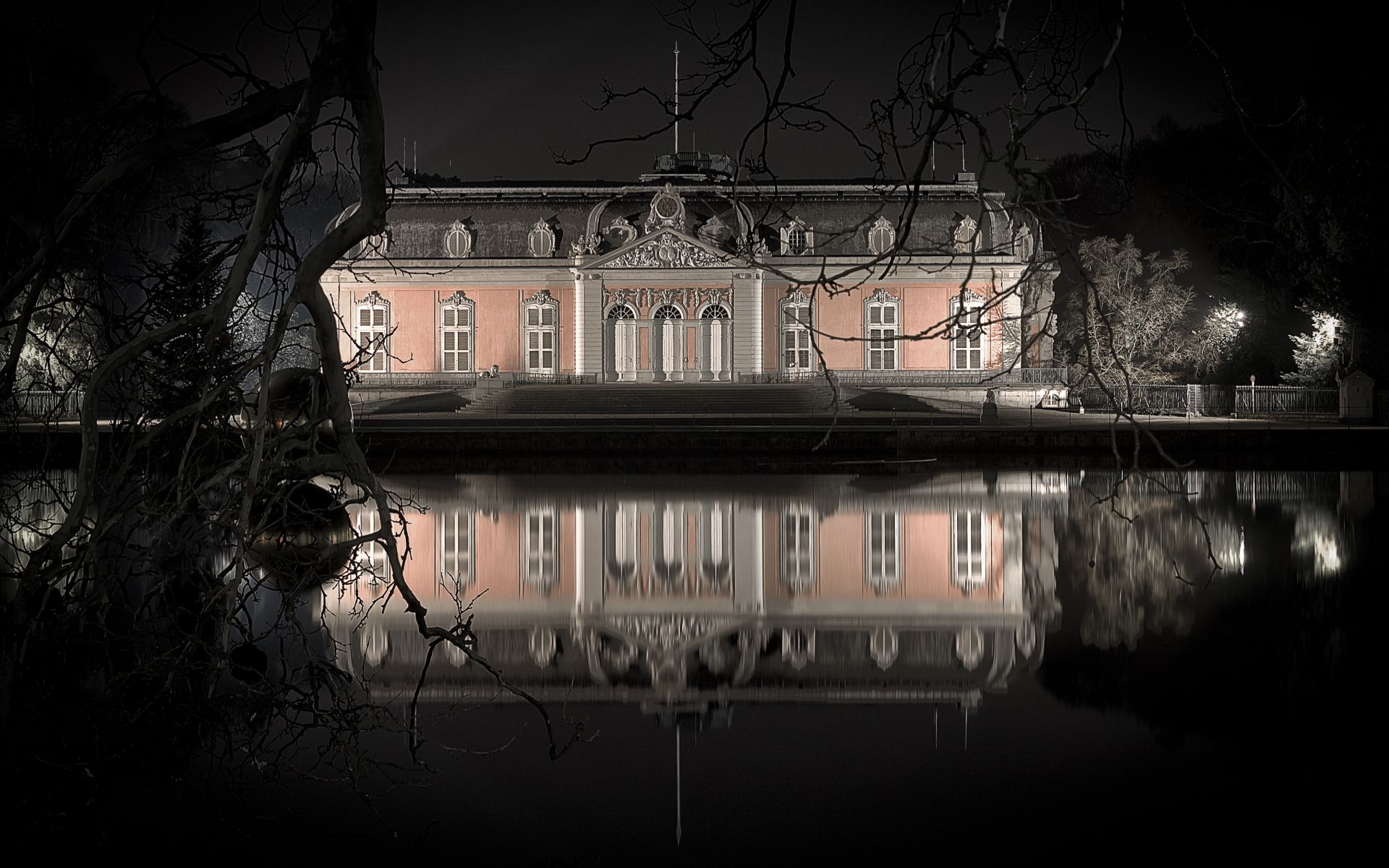 Man Made Benrath Palace HD Wallpaper | Background Image