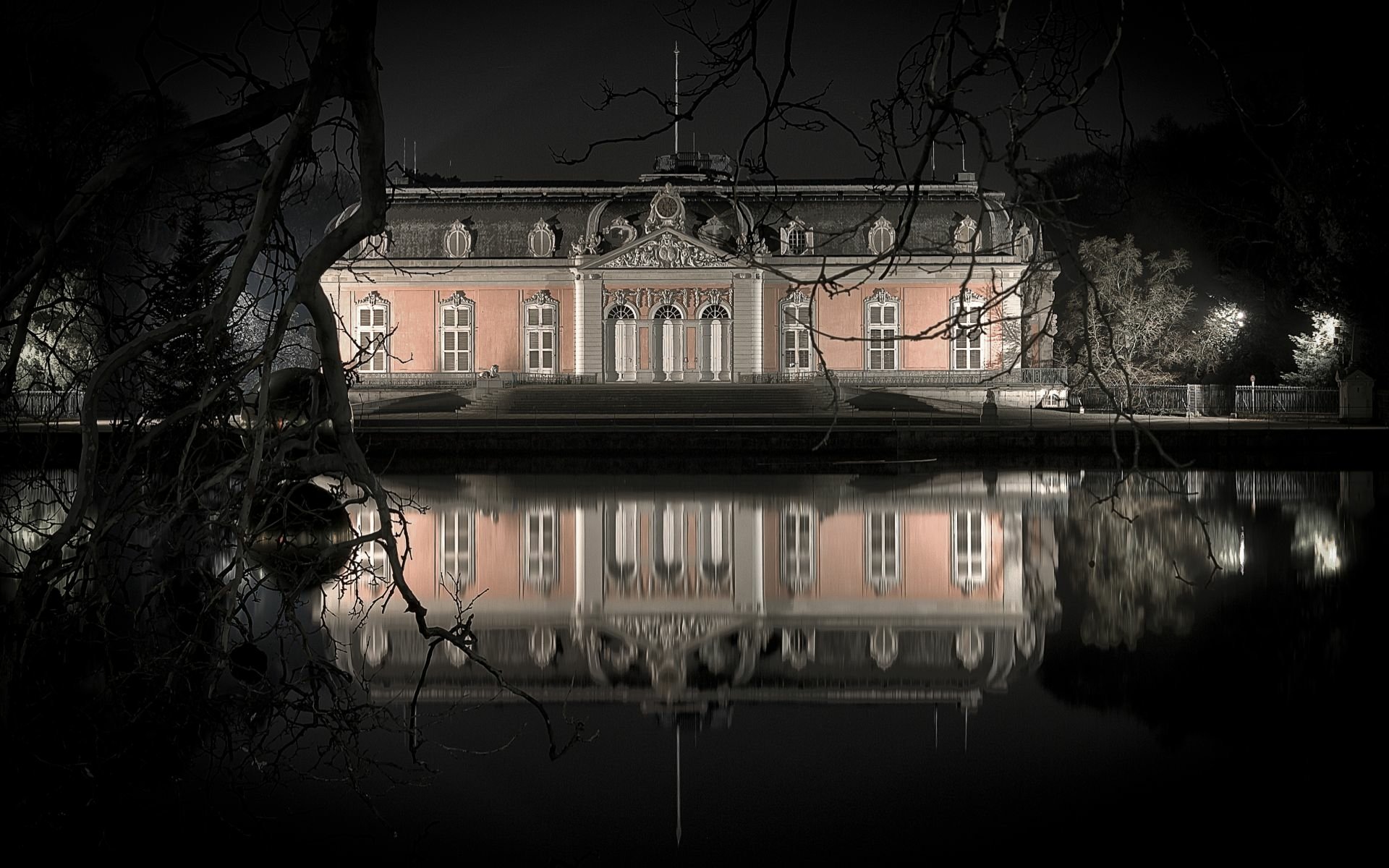 Download Man Made Benrath Palace HD Wallpaper